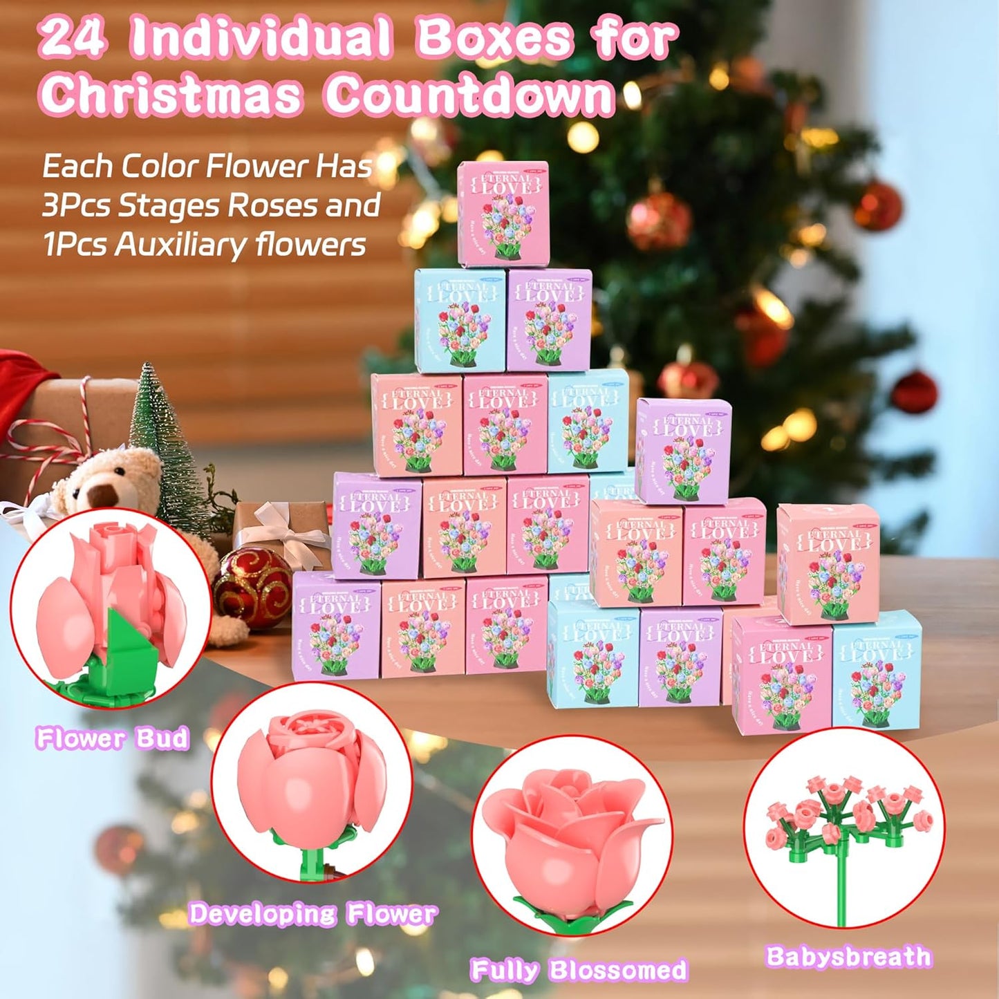Calendario dell’Avvento Bouquet di Fiori