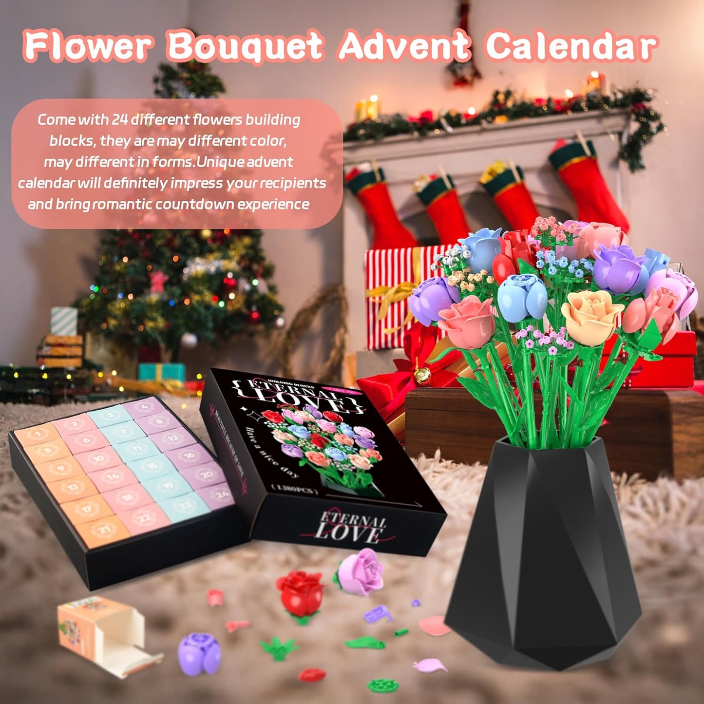 Calendario dell’Avvento Bouquet di Fiori