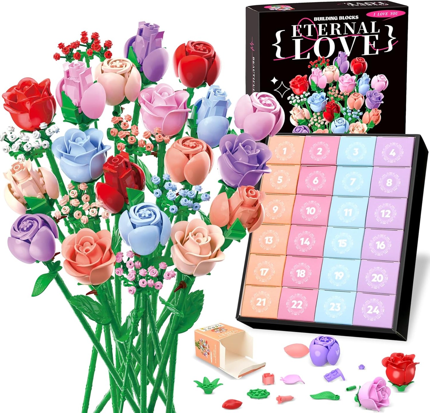 Calendario dell’Avvento Bouquet di Fiori